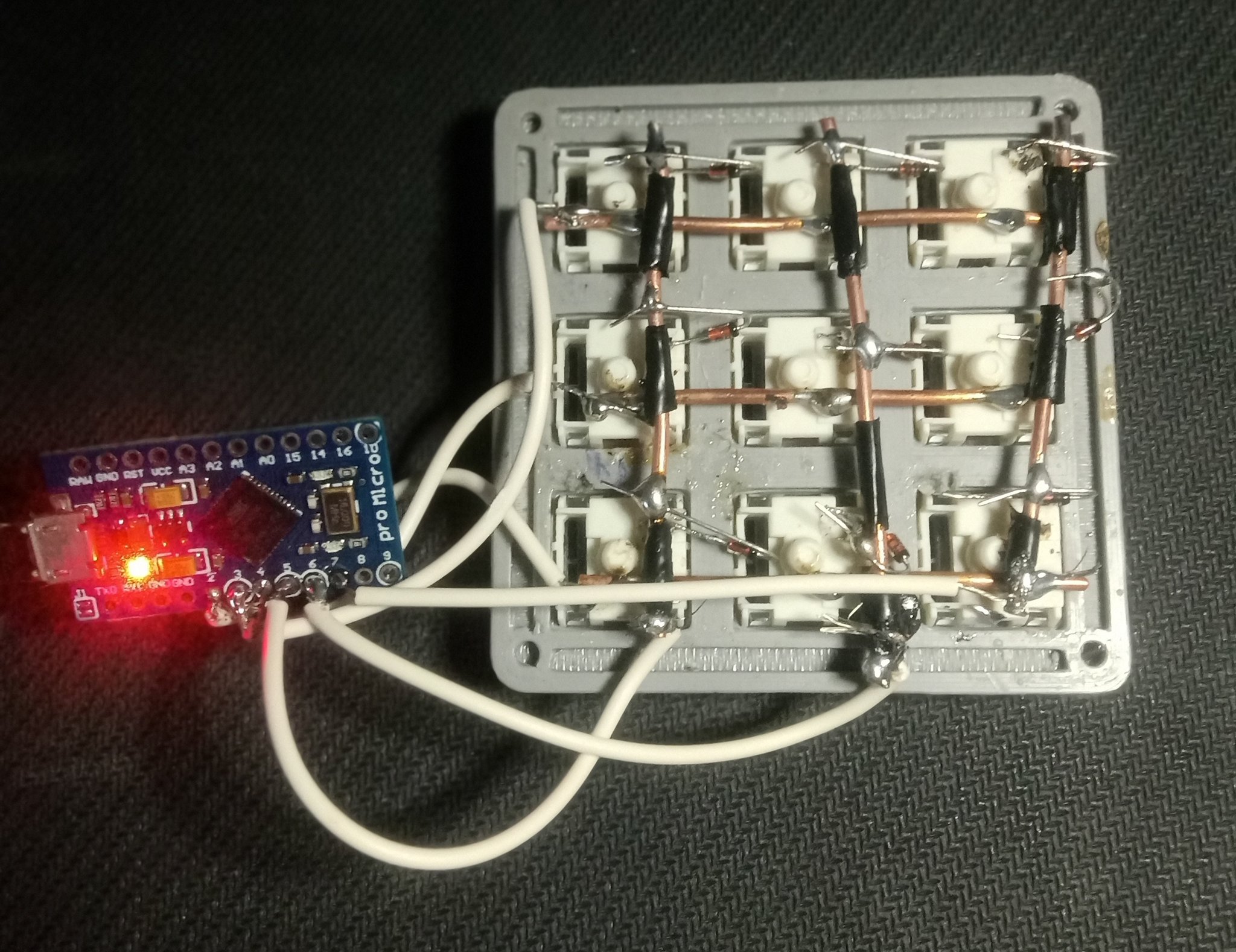 a 3X3 macropad